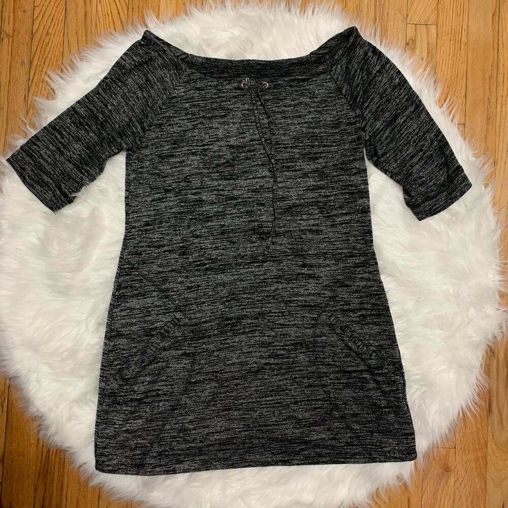 Soma gray spacedye pocket tunic